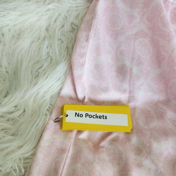 MISS ELAINE Nightgown‎ Small Long Sleeve Gown  TOUCH THE INSIDE Sateen Pink - Picture 11 of 14